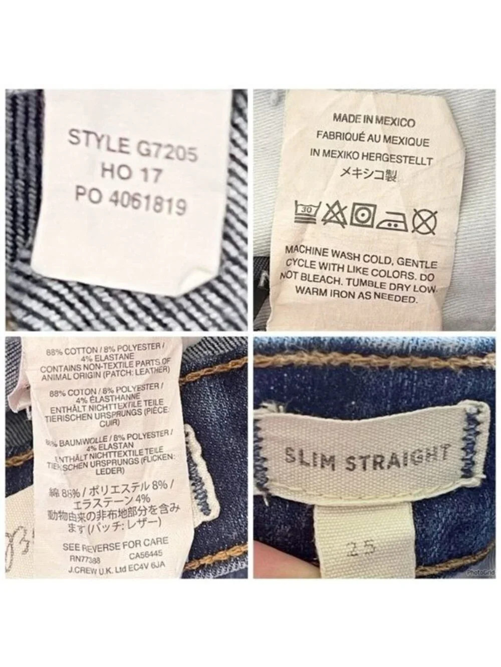 Madewell slim straight